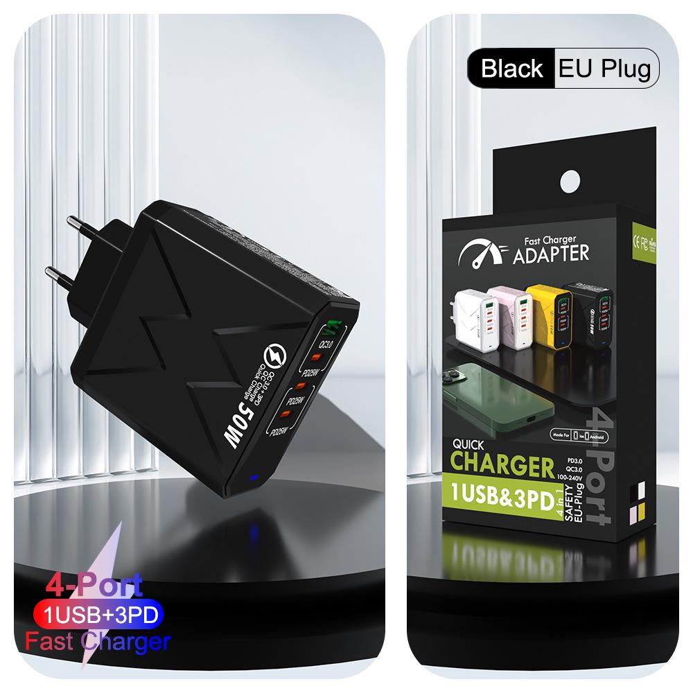 65W PD/QC3.0 Fast Charger for Phones & Tablets - European Standard
