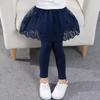 Baby Girls Leggings Lace Princess Skirt Pants Spring Autumn Children Slim Skirt Trousers F