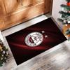 Aberdeen FC Soccer Football Pattern Soft Area Rug Non Slip Indoor Floor Carpet Sports Decor Mat for Bedroom