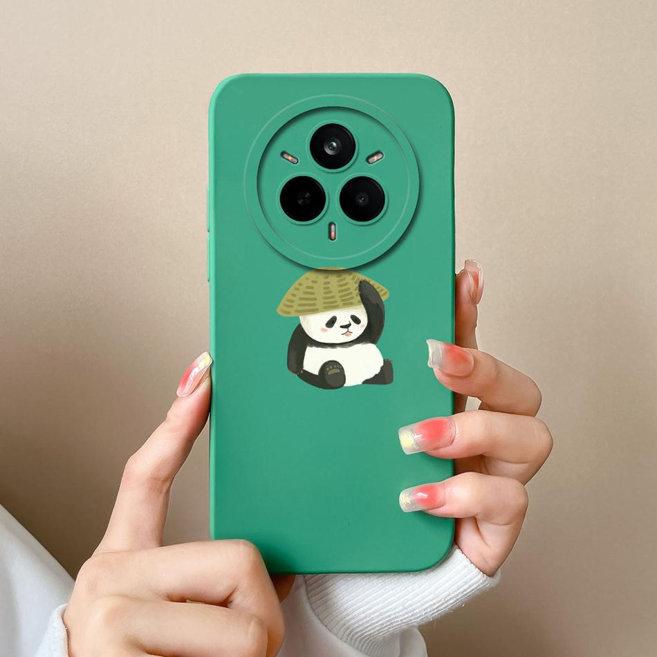 Handyhülle für Realme 14 Pro Plus – Schöne Hülle aus weichem Premium-Flüssigsilikon – Rückseite mit Kameraschutz – Stoßfeste Schutzhülle