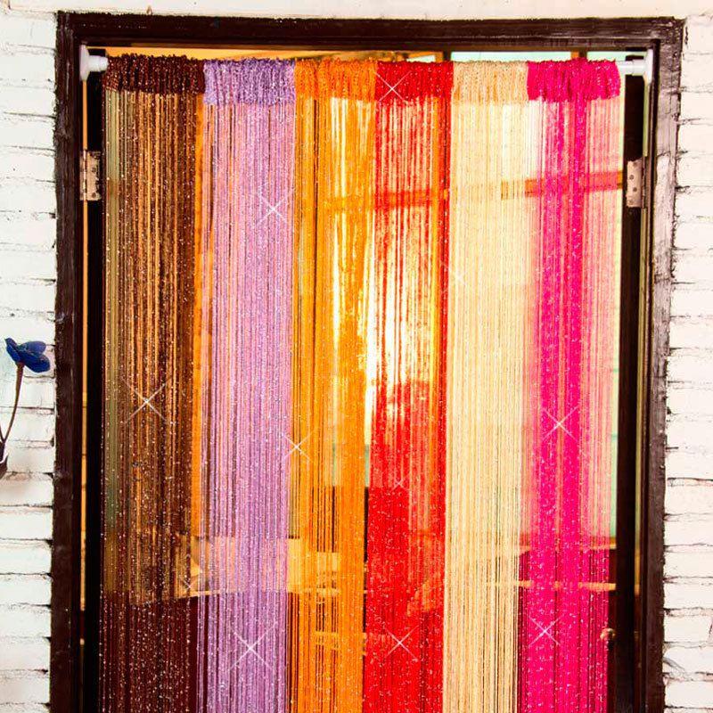 Premium Quality Glitter String Door Curtain Panels Ideal For Room Dividers And Fly Screens