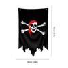 30X50CM Jolly Roger Pirate Black Blackjack Flag Polyester Printed Banner Tapestry Jack Rackham Skull Bone Flags Halloween Decor