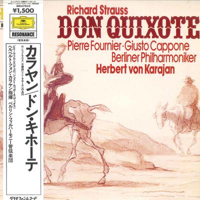 LP Record PIERRE FOURNIER HERBERT VON KARAJA  R. Strauss Don Quixote MGX7033 DEUTSCHE GRAMMO Japan Classical Used
