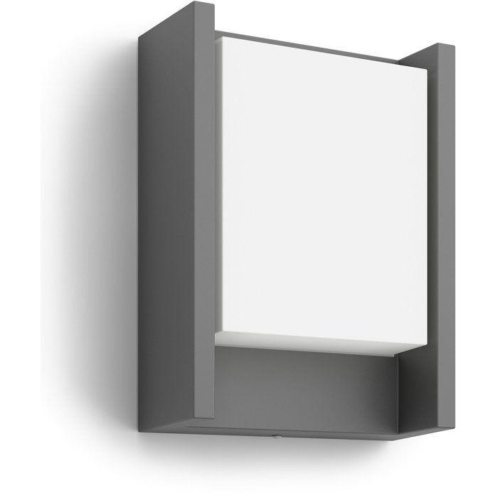 Wandleuchte - PHILIPS - Arbor - 4000K - Anthrazit - 1x6 W - IP44