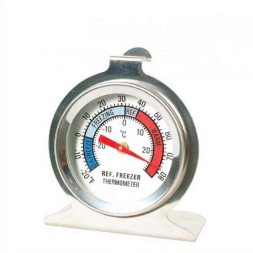 Stainless Steel Mini Fridge Thermometer Temperature Sensor High Precision Fridge Freezer For Home Kitchen