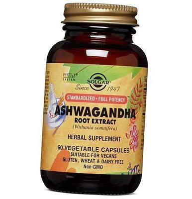 Ashwagandha, Extrakt z kořene Ashwagandhy, 60 kapslí (71313011)