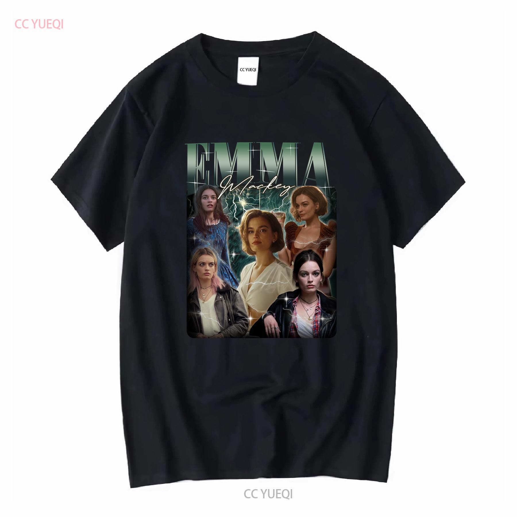 

EMMA MACKEY Retro T shirt Fan Club Vintage Shir vintage Washed Unisex homme Comfortable Slightly fashion graphic Stretched 4XL