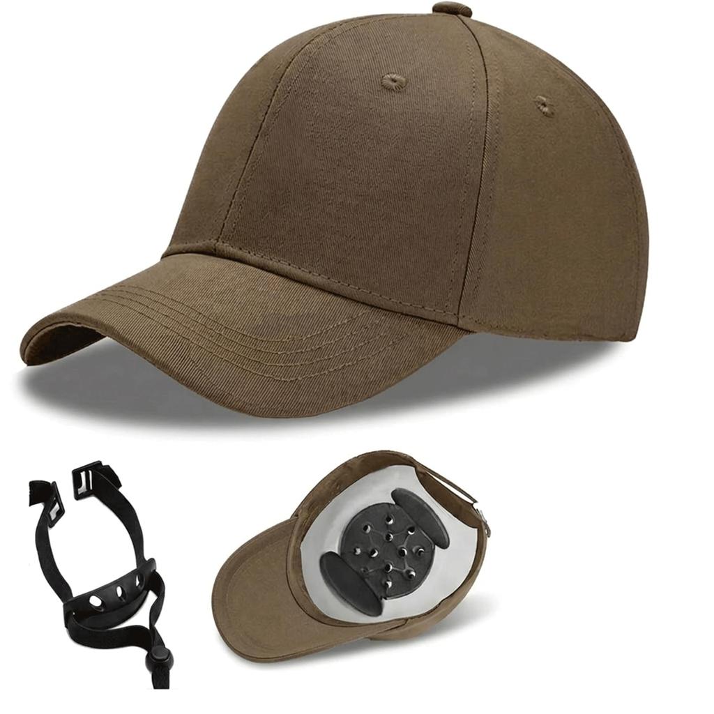 Bicycle Cap Stylish Mesh Sun UV Unisex Helmet, 2-Way Design, Detachable, Built-in Hat-Style, Cap, Protector, Ventilation, Lightweight, Adjustable,