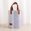Solid Color Wine Bag Single Double Wine Carrier Bag Simple Felt Bag