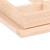 Wooden Traditional 4-Pane Window Frame 1:12 Scale Dollhouse Diy Accessory
