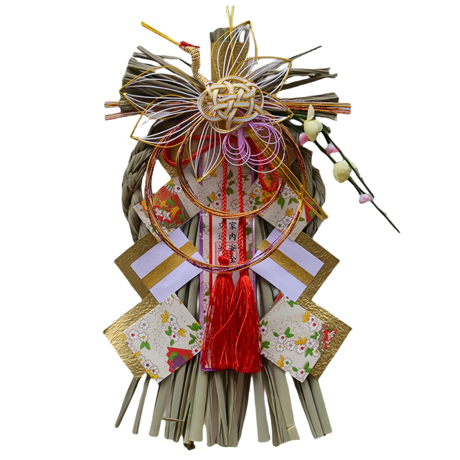 

ILLIDAN New Year s Decoration, Shimenawa Wreath, Door Decoration for Entrance, Stylish Shimenawa, Handcrafted by Rope Artisans, Perfect for Shinto