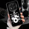 Drum Set Rock Music Soft Phone Case for Xiaomi Redmi Note 13 14 15 Pro Plus 12S 12 11S 11 11T 10S 10 Shockproof Cover Back Shell