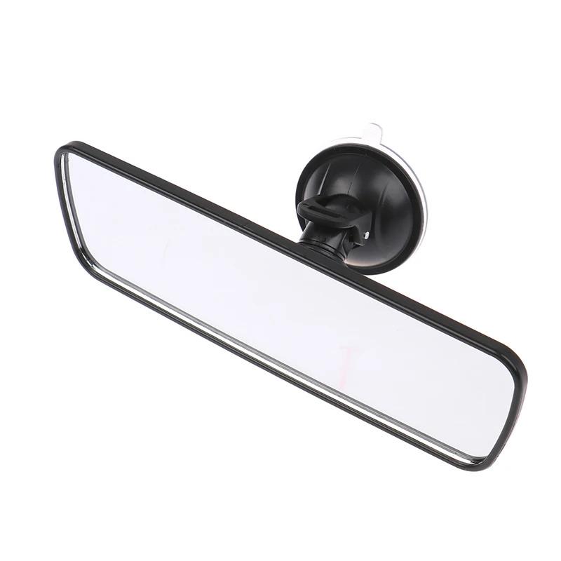 1PC Universal Wide-Angle Rearview Mirror 360° Rotatable Adjustable Suction Cup Interior Car Rear View Mirror