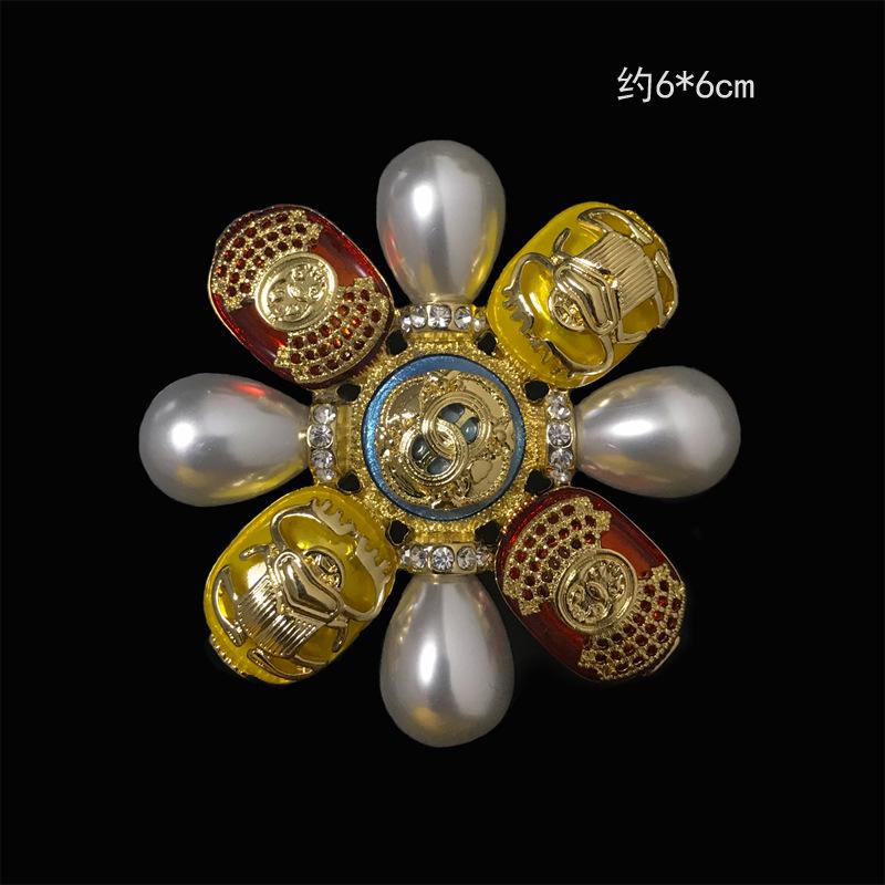 Metallmerke Kreativ Brosje