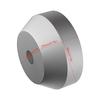 1 Stück Schallplatten-Dome-Mitteladapter Universal 45 U/min Schallplattenkonverter Plattenspieler Aluminium Zubehör Für 7-Zoll-Vinyl-Schallplattenspieler