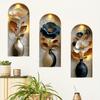 3D Realistic Metal Flower Self Adhesive Window Film for Kitchen Bathroom Glass Home Decor