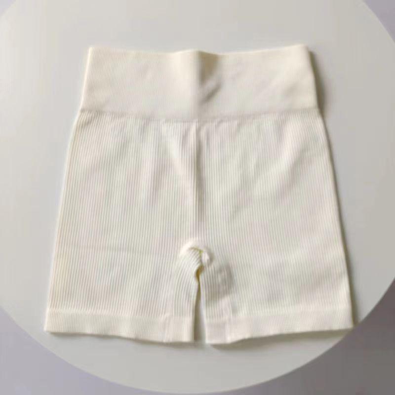 Women's High-Waist Seamless Yoga Shorts - European/American Style, Elastic Tights for Fitness & Hip Lift.