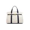 Borsa Tela Platino Bicolore Borsa a Mano Grande Capacità Versatile da Pendolare Borsa Tote