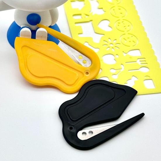 3 Pcs Letter Opener Envelope Slitter Plastic Pet Hair Knotting Knife Portable Mail Opener Wrapping Paper Cutting Tool for Home Office Supplies