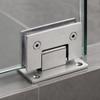 Frameless Glass Shower Door Hinge Rust-Resistant with Clamp