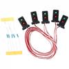 5 Pcs  20mm LEDs Made Green/Red Dwarf Signals 2 Aspects