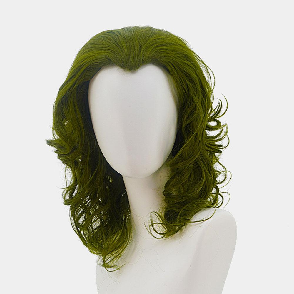 Joker Cosplay Green Wig for Men & Women - Perfect for Joker Costume & Clown Wig High Temperature Fiber Hair Wigs Halloween