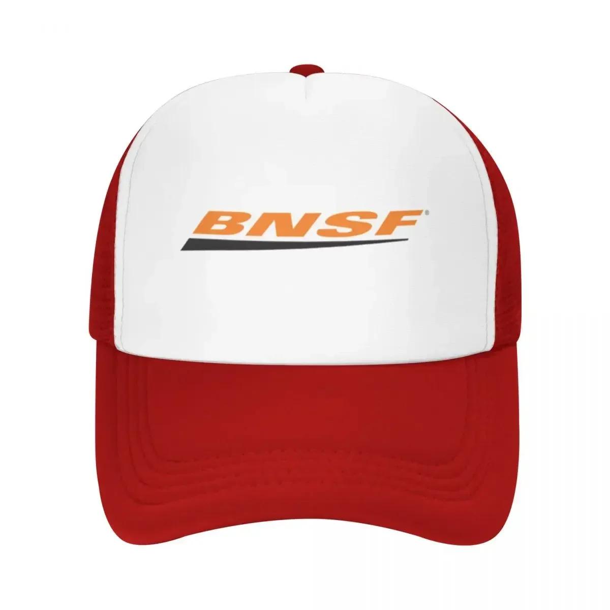 

BNSF Train Logo Baseball Cap Mesh Truck Caps Golf Sports Hat One Size