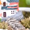 TOP-MART 2stk Miniatyrharpiks Trinntrapp Modell DIY Dukkehus Fairy Hagetilbehør Hjemmeinnredning
