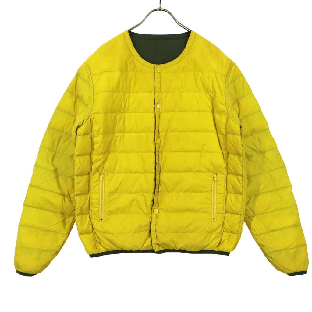 URBAN RESEARCH Long Sleeve No Color Down Jacket 38 Reversible Yellow Men's Used