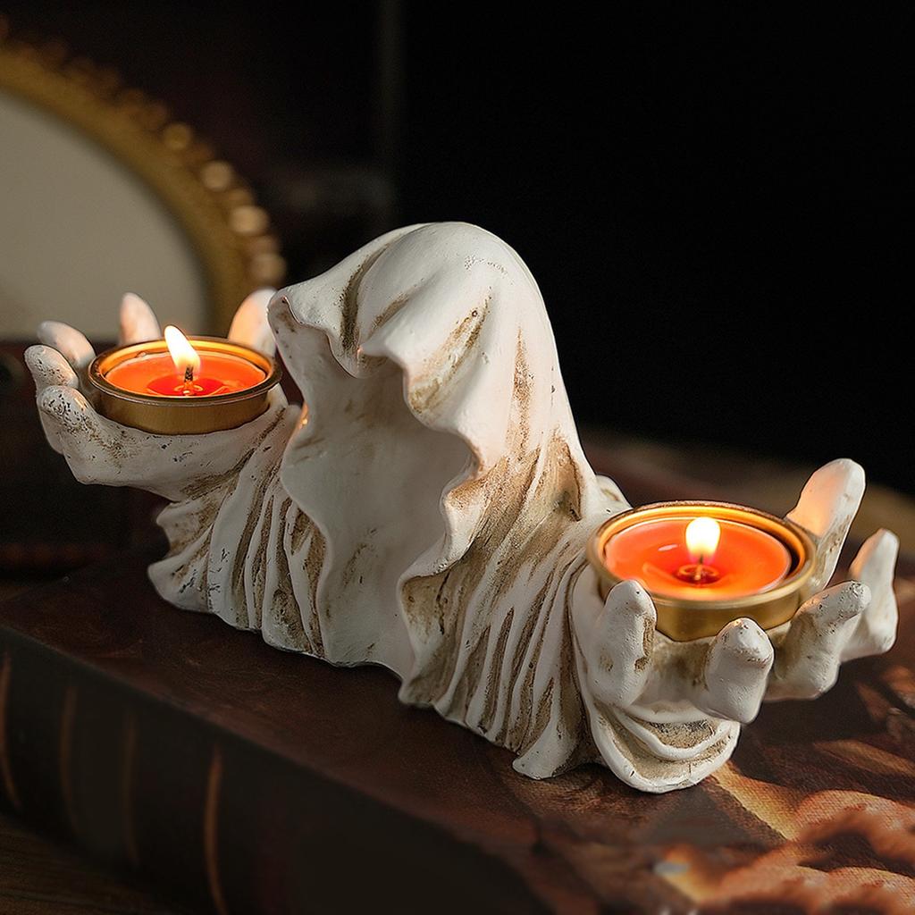 Aromatherapy Candle Ornaments Artwork Retro Candlestick Creative Halloween Festival Decoration
