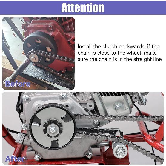Mini Bike Chain Tensioner Adjuster Bracket With Roller Compatible With Predator 79Cc 212Cc 224Cc 196Cc GX160 GX200 Engine Baja Doodlebug DB30 Coleman
