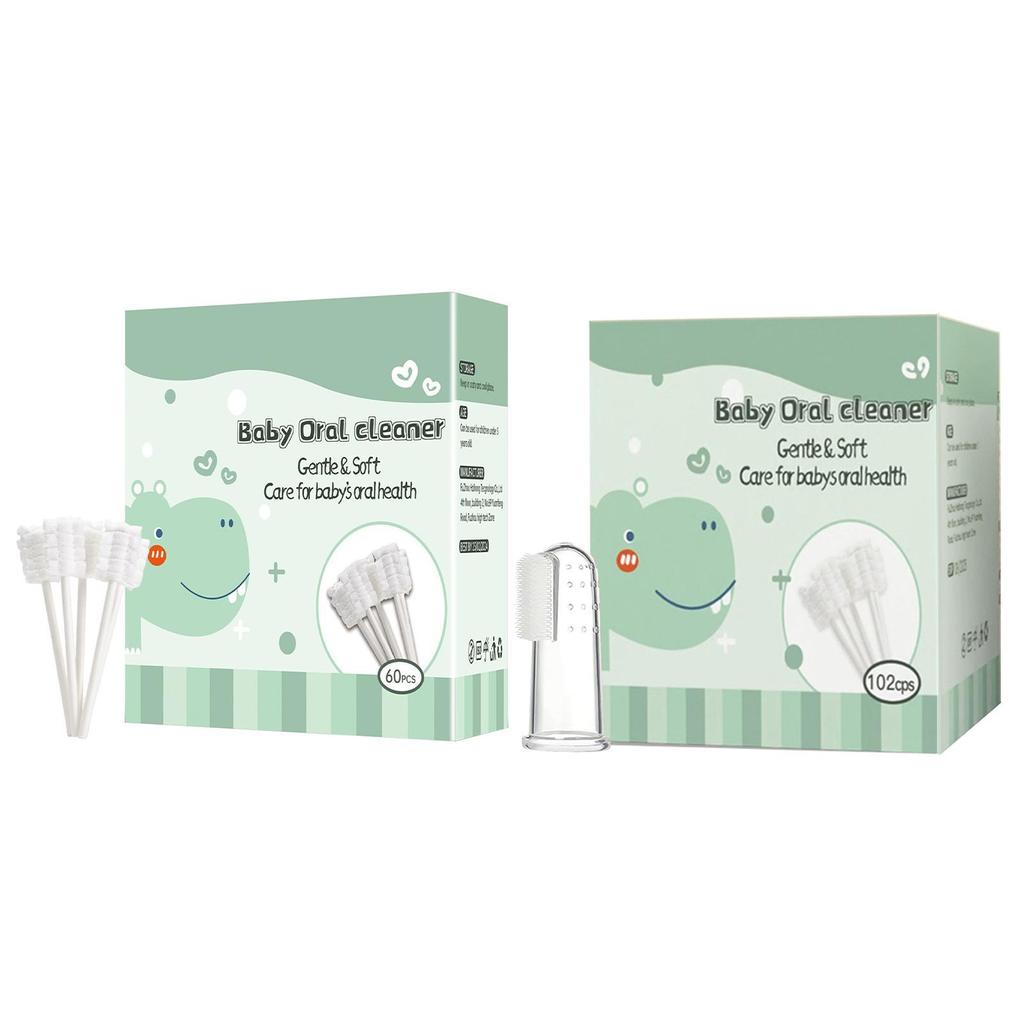 Cheap Baby Tongue Cleaner Newborn60/120 Pack Flexible Baby Oral