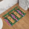 Kirbys Cartoon Game Doormat Anti-Slip Bath Kitchen Welcome Mat Toilet Door Floor Entrance Carpet Rug Footpad