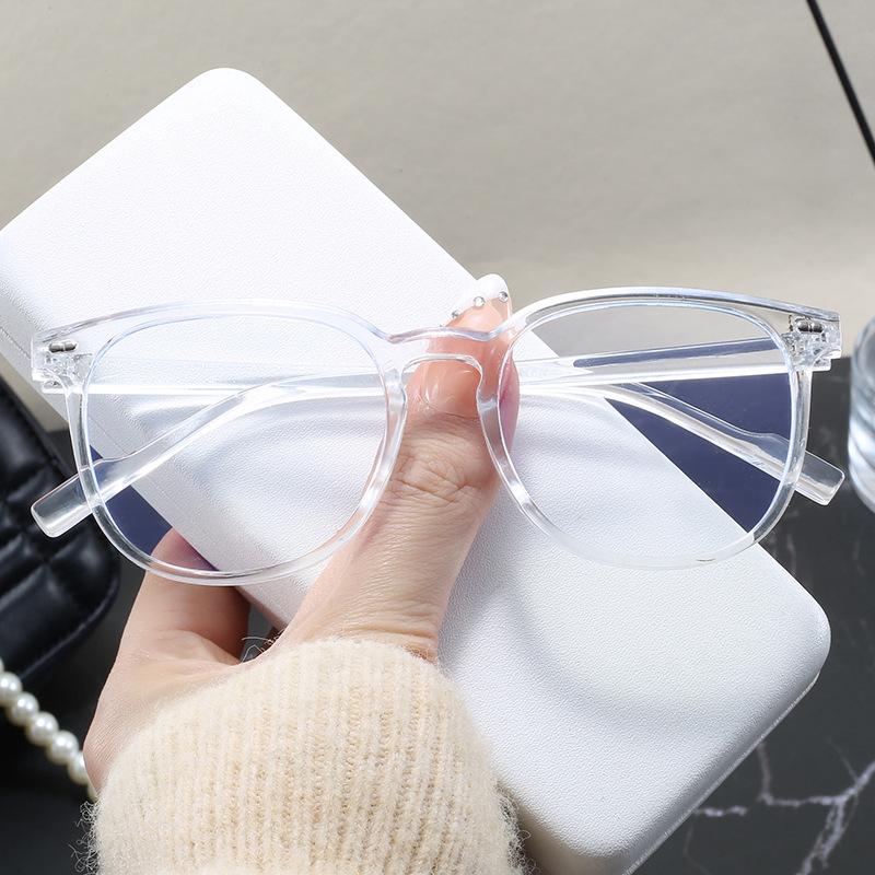 Vintage Style Round Shape Frame Eyeglasses for Men Blue Light Blocking Women's Glasses  Office Computer Glass
