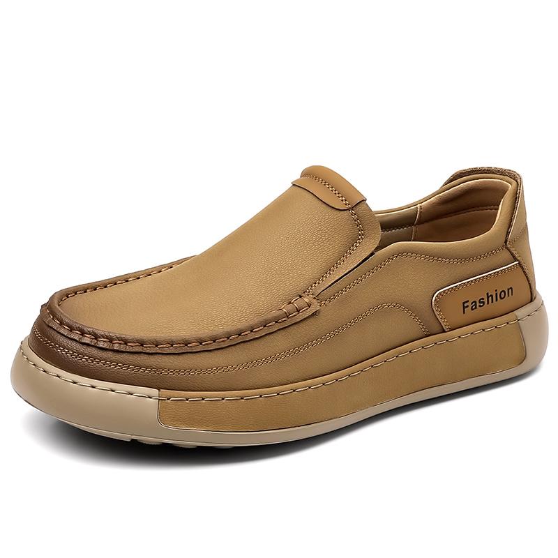 

Модная мужская повседневная кожаная обувь ручной работы, лоферы ручной работы, деловая обувь слипоны, классическая мягкая обувь для ходьбы, нескользящая обувь для вождения 44
