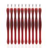 3PCS/Set Reusable Plastic V-Shaped Cuticle Trimmer Manicure Kit Cuticle Remover Fork Nail Art Tools for Dead Skin Callus Removal