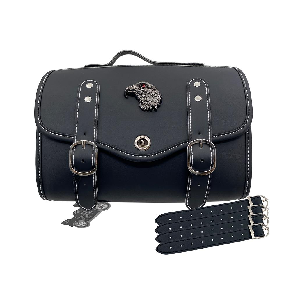 

Motorcycle Trunk Storage Bag For Cruiser Sportster Scooter Rear Seat Waterproof Bag Tail Bracket Hanging Bag
