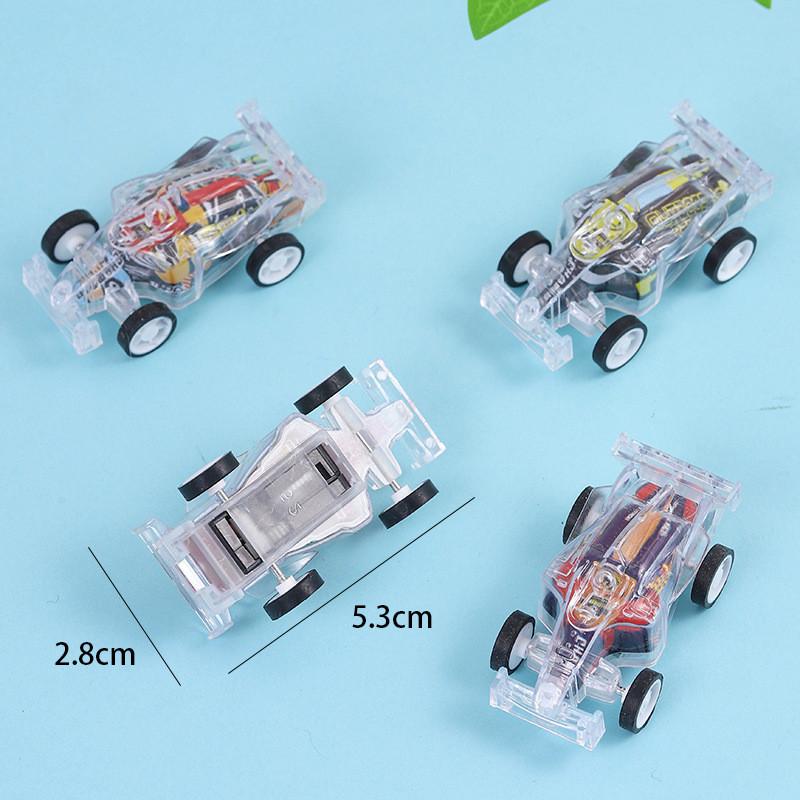 Mini Plastic Race Car With Rebound Feature Suitable For Childrens Playroom