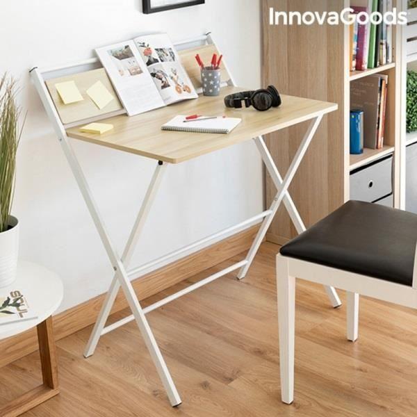 SAMMENLEGBART SKRIVEBORD MED HYLLE TABLEZY