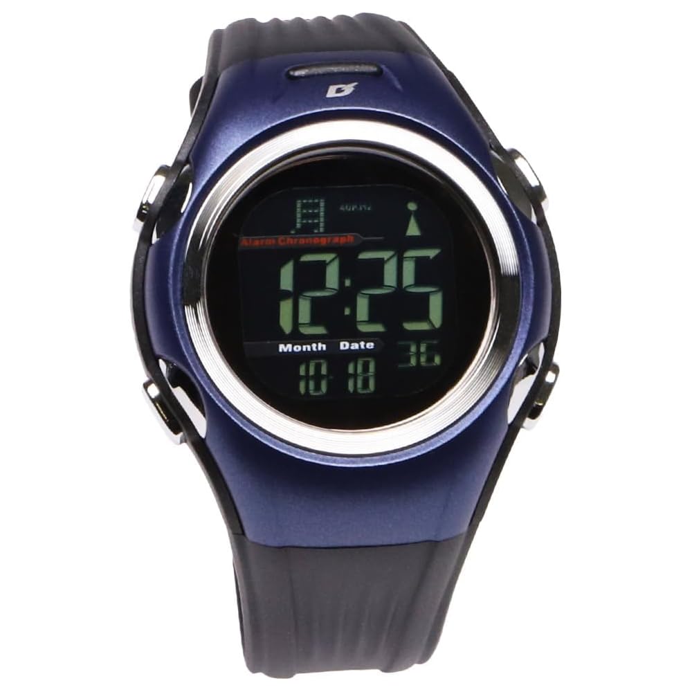 DASH Solar Radio-Controlled Digital Watch 10 ATM Waterproof Multi-Function Alarm Calendar Stopwatch