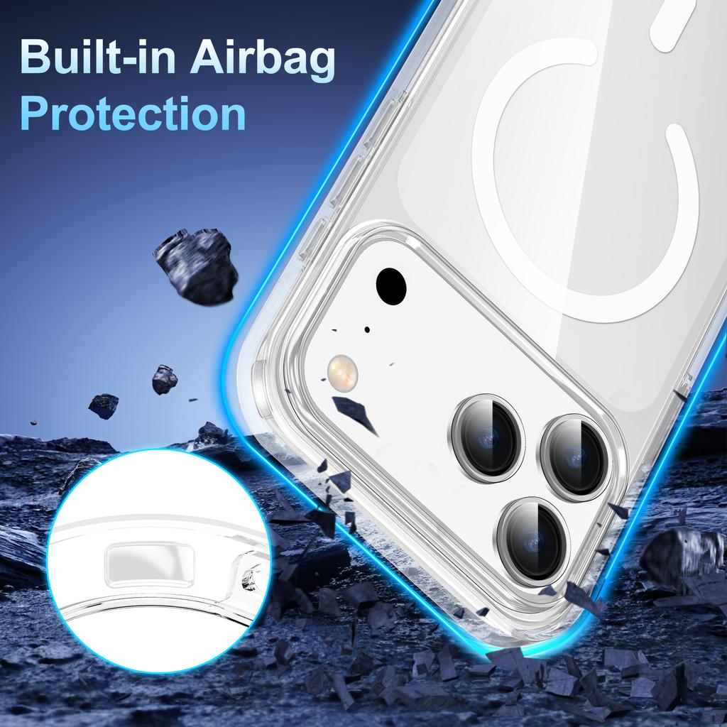 Für Apple 17 Magnetische Handyhülle 16 Transparent 15pro Rundumschutz 14 Offizielle Handy-Schutzhülle