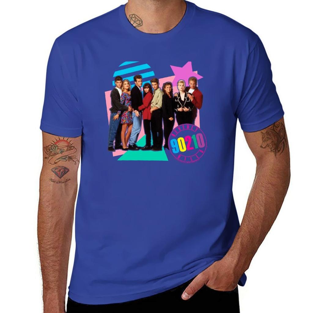 New Beverly Hills 90210 Retro Nineties Group Shot TShirt cat shirts sports fan tshirts tees black t shirt mens plain t shirts