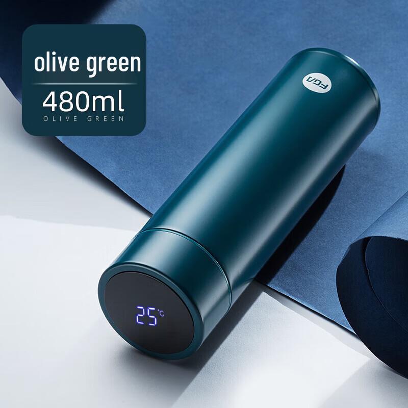 FUGUANG Smart Insulated Tea Mug with Temperature Display