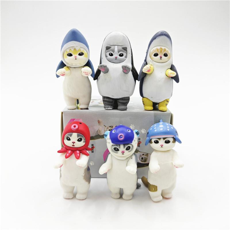 

Adorable Pvc Cat Figurines Blind Box 3rd Edition Cute Mini Collectibles Set