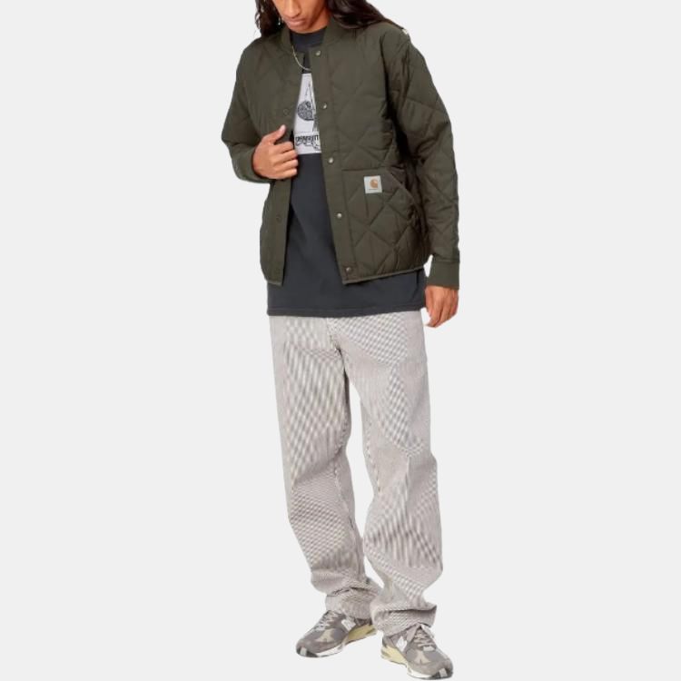 Carhartt WIP Muster Etikett Einreiher Langarm Jacke Herrenjacken L029461-63-XX