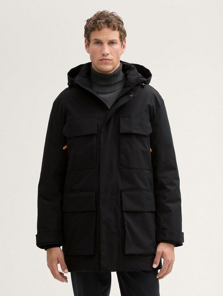Зимняя куртка Tom Tailor Denim Arctic Mantel abnehmbarer Kapuze schwarz