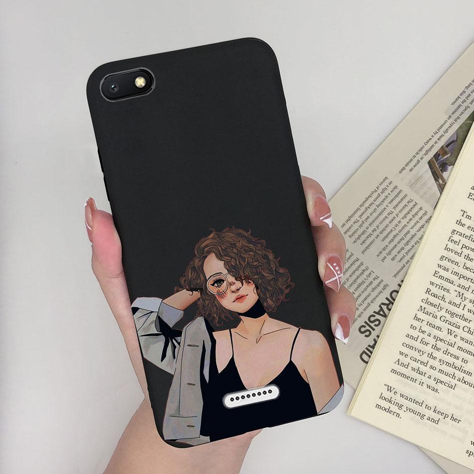 For Xiaomi Redmi 6A Case Cover Soft Silicone multicolor cute tpu Phone Cover Case For Xiomi Redmi 6A 6 A A6 bumper Phone Funda