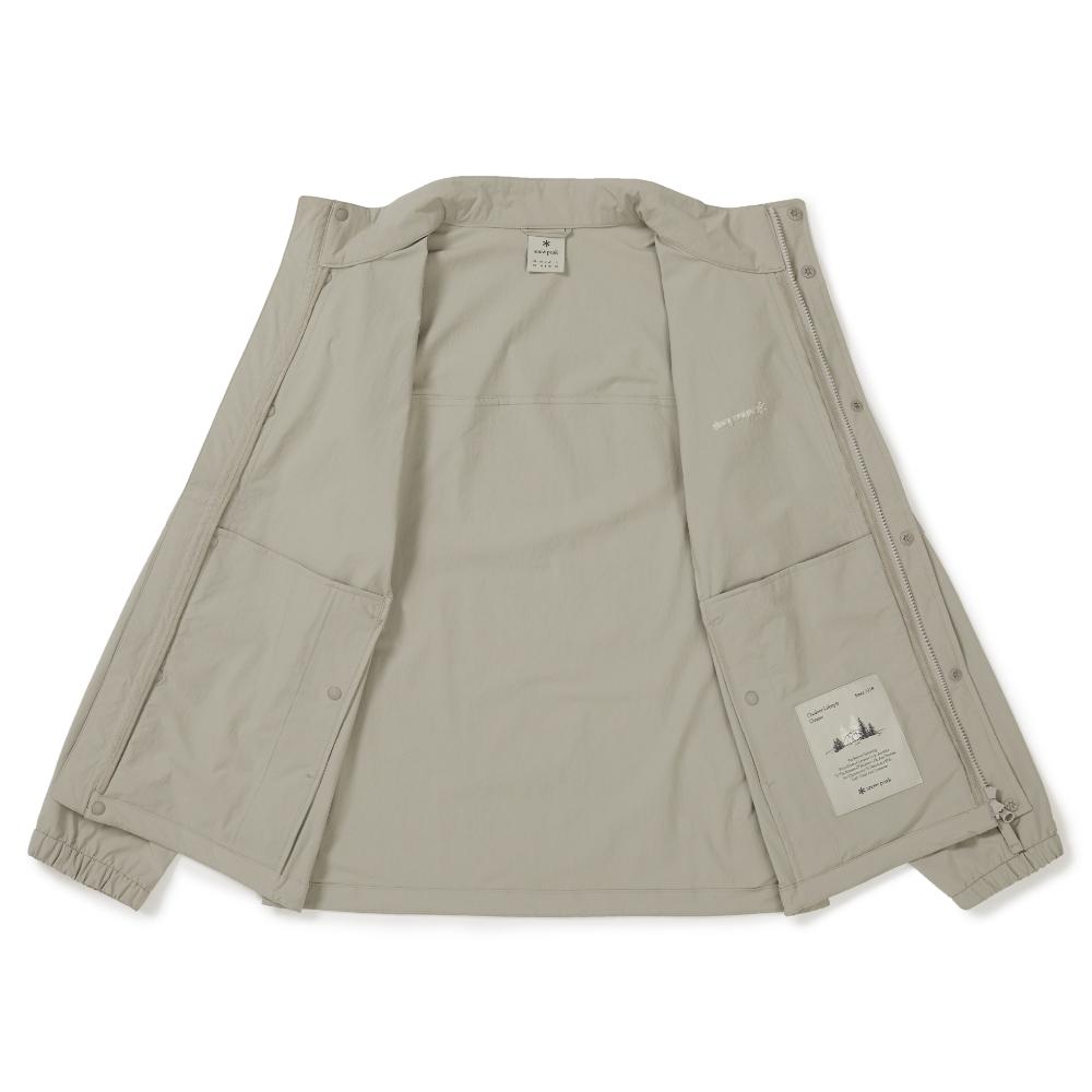 SNOWPEAK Root Stand Neck Windbreaker Beige Gray (S25FMRWB68)