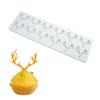 Non-stick Silicone Mold Dishwasher Safe Fondant Mold High Temperature Resistant Silicone Fondant Mold for Easy Release of Candy