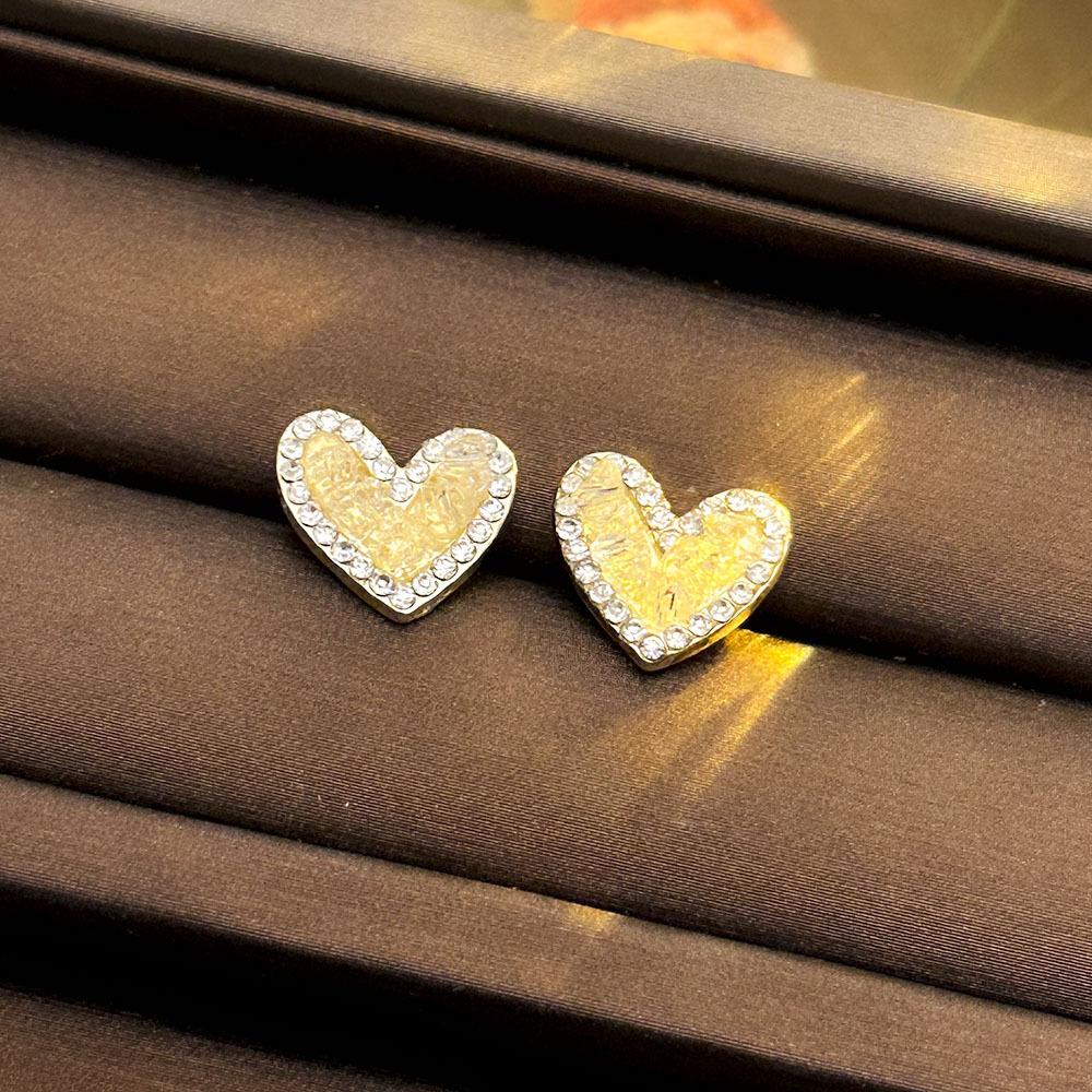 Boucles d'oreilles clous Petite Perle Aiguille Argent Tempérament Haut de gamme Géométriques Boucles d'oreilles pour Trou d'oreille Mignonnes Serties de Diamants Boucles d'oreilles Personnalisées